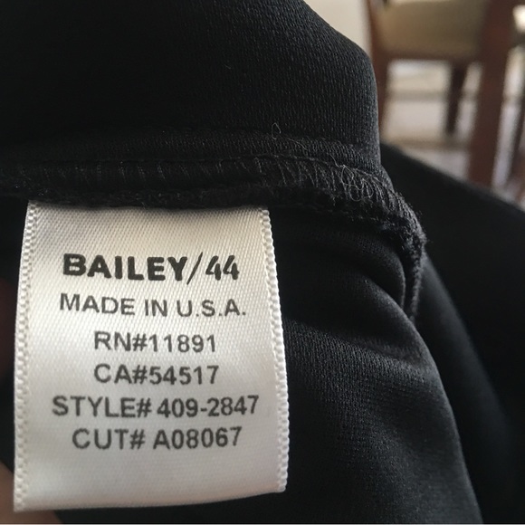 Bailey 44 Black Phantom Velvet Pants - Picture 8 of 10